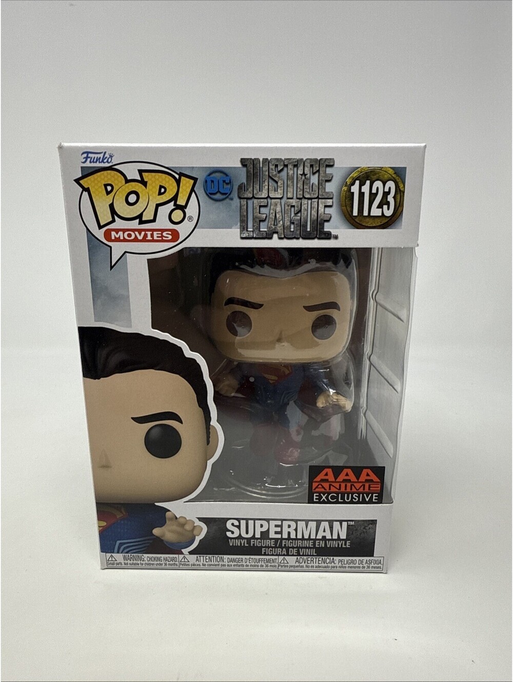 Funko Pop! Movies Justice League Superman AAA Anime Exclusive Vinyl Figure 1123